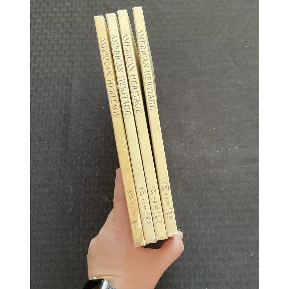 Vintage American Heritage Hardcover Lot of 4 Different Issues Hardcover‎ Lincoln
